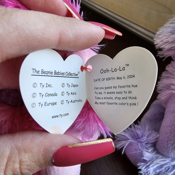 HP🎉 Ty® Ohh-La-La™ & Demure™ Original Beanie Baby Set of 2 - Picture 13 of 13